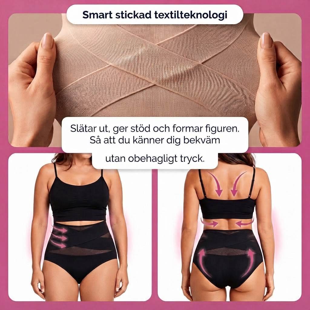 Vialora Shapingtrosor – Hög midja med magkontroll