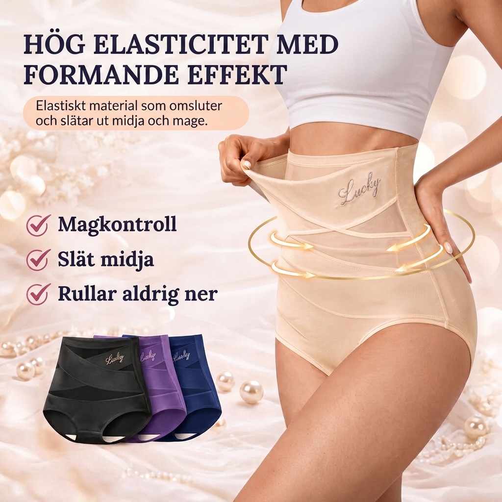 Vialora Shapingtrosor – Hög midja med magkontroll