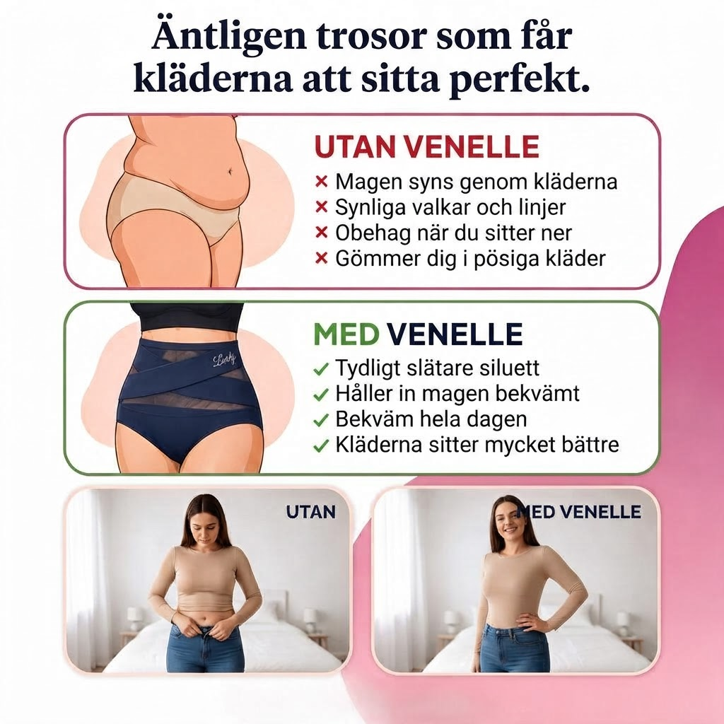 Vialora Shapingtrosor – Hög midja med magkontroll